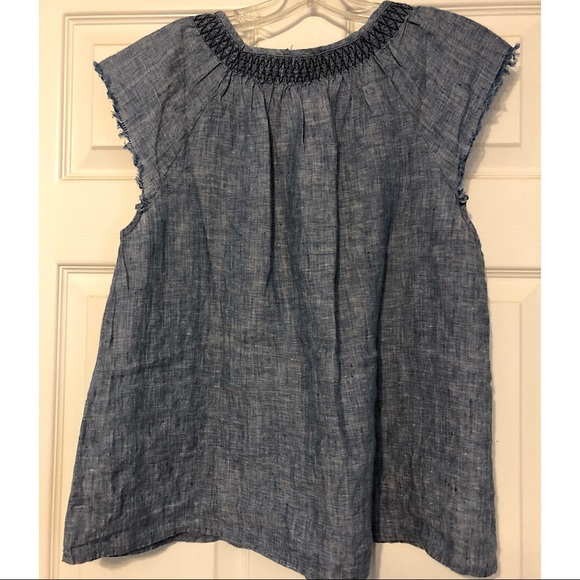 Sanctuary “Girly Vintage” Chambray Top EUC - Picture 4 of 7